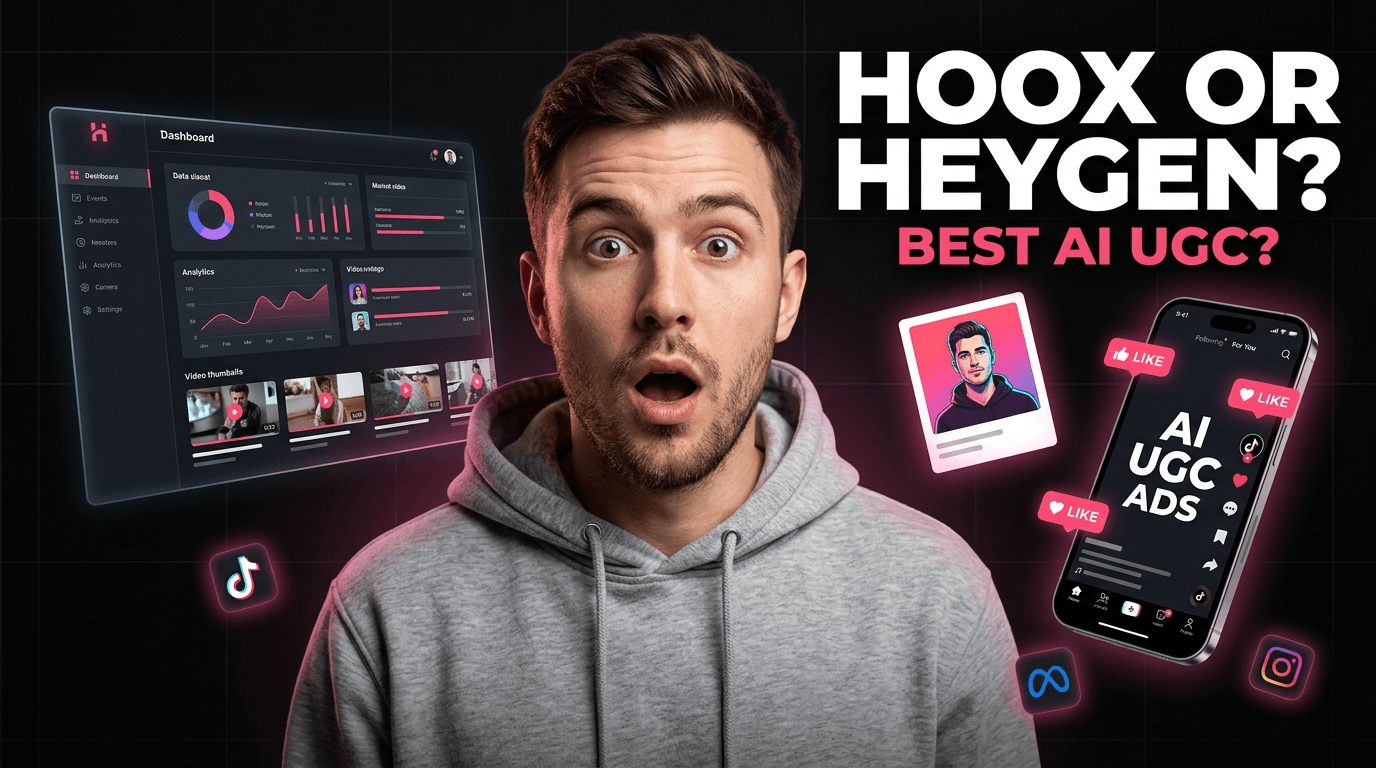 Hoox vs HeyGen : lequel choisir pour créer des AI UGC ads ?