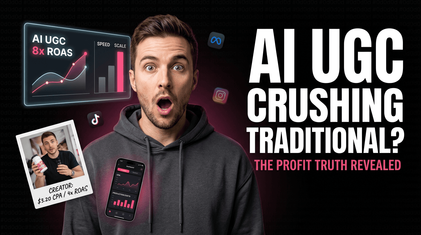 AI UGC vs UGC traditionnel : comparaison des performances en ads